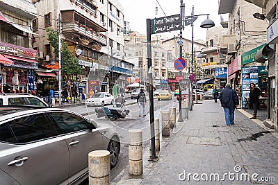 Downtown Amman, Jordan Editorial Stock Photo