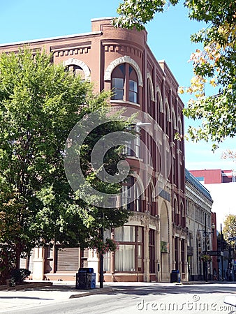 Downtown Asheville, North Carolina Stock Photo