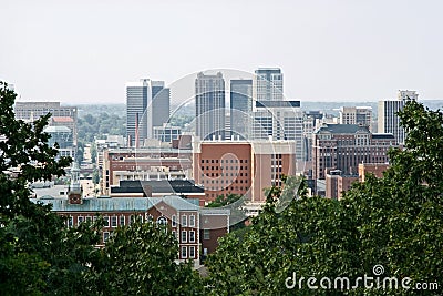 Downtown Birmingham Stock Photo