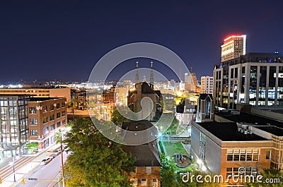 Downtown Birmingham, Alabama Stock Photo