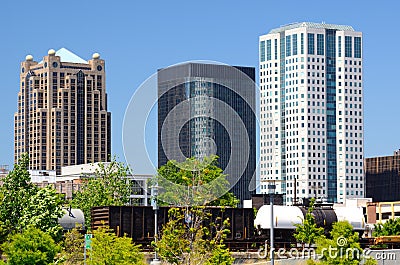 Downtown Birmingham, Alabama Stock Photo