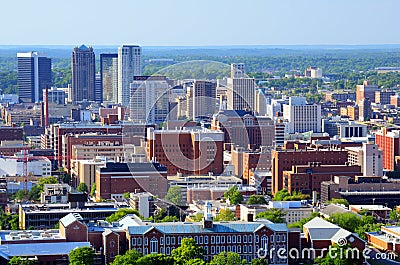 Downtown Birmingham, Alabama Stock Photo