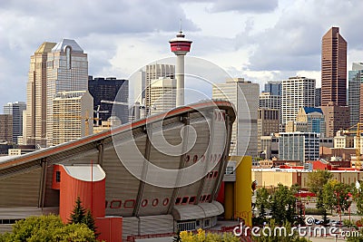 Downtown Calgary Stock Photo