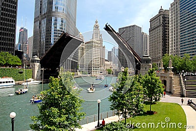 Downtown Chicago Stock Photo