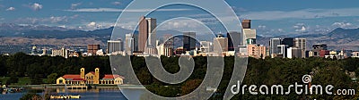 Downtown City of Denver, Colorado Stock Photo