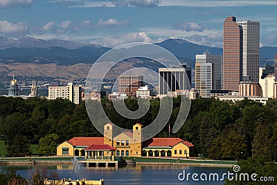 Downtown City of Denver, Colorado Stock Photo