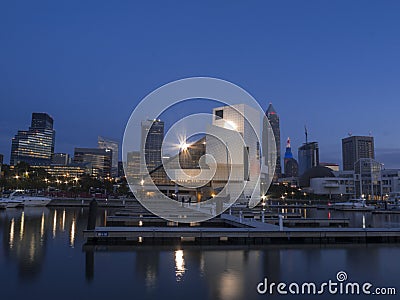 Downtown Cleveland Editorial Stock Photo