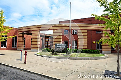 Downtown Elementary School Campus building Memphis, Tennessee Editorial Stock Photo