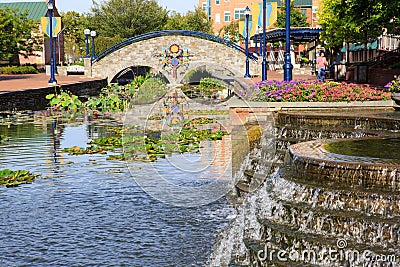 Downtown Frederick Maryland Beautification Project Editorial Stock Photo