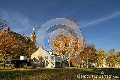 Downtown Harpers Ferry Stock Photo