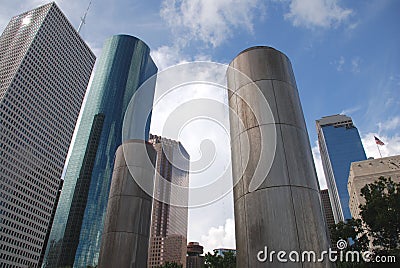 Downtown Houston Stock Photo