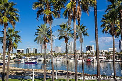 Downtown Los Angeles skyline Stock Photo