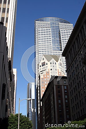 Downtown Los Angles Stock Photo