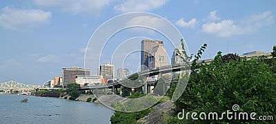 Downtown Louisville in New Light Editorial Stock Photo