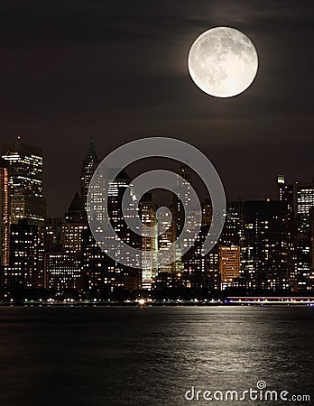 Downtown Manhattan Stock Photo