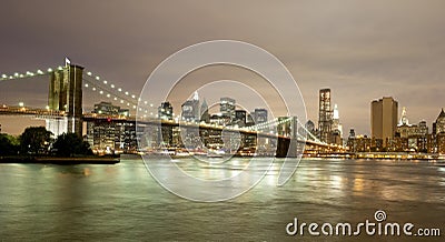 Downtown Manhattan skyline Stock Photo