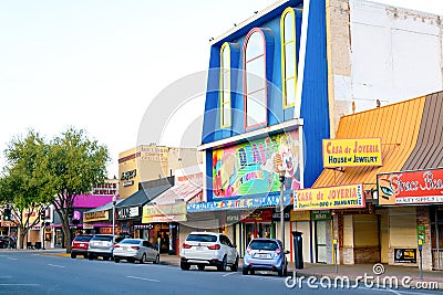 Downtown McAllen, Texas Editorial Stock Photo