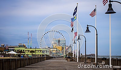 Downtown Myrtle Beach Editorial Stock Photo