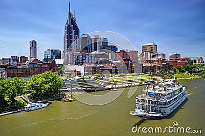 Downtown Nashville Stock Photo