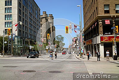 Downtown Ottawa Ontario Canada Editorial Stock Photo