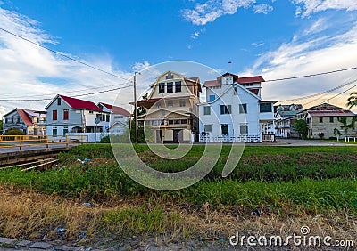 Downtown Paramaribo Suriname Dutch Colonial Architecture Editorial Stock Photo