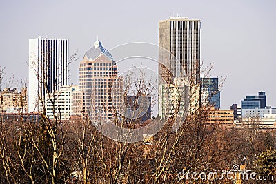 Downtown Rochester, New York Editorial Stock Photo