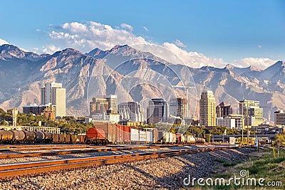 Downtown Salt Lake City, Utah Stock Photo