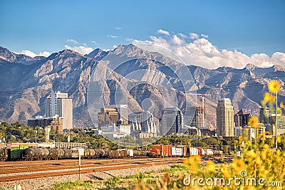 Downtown Salt Lake City, Utah Stock Photo