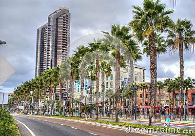 Downtown San Diego, California Editorial Stock Photo