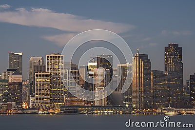 Downtown San Francisco in Early Morning Light 1 Editorial Stock Photo