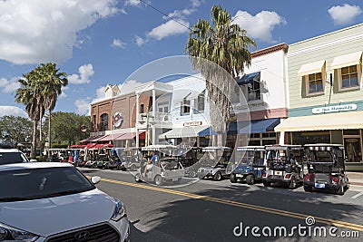 Downtown stores in Sumpter Landing Florida USA Editorial Stock Photo