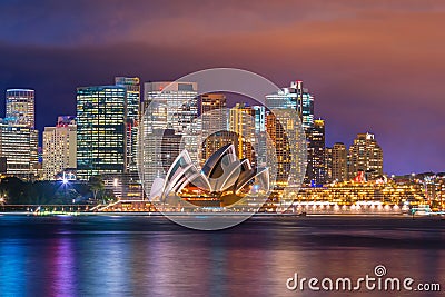 Downtown Sydney skyline Editorial Stock Photo