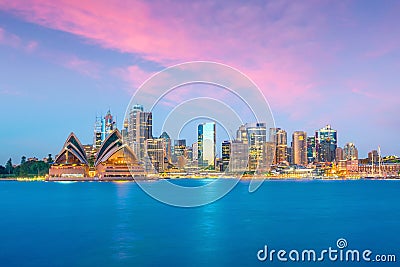 Downtown Sydney skyline Editorial Stock Photo