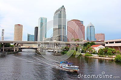 Downtown Tampa Florida Editorial Stock Photo