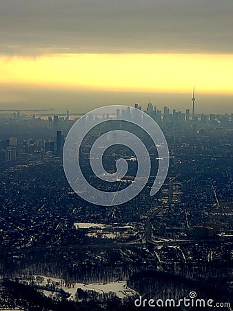 Downtown Toronto skyline Stock Photo
