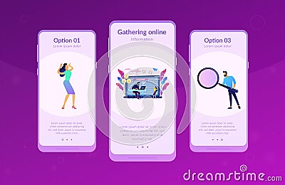 Doxing App Interface Template Vector Illustration CartoonDealer com Doxing App Interface Template Vector Illustration CartoonDealer com