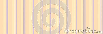 Doyalty fabric pattern stripe, flow vector background seamless. Cotel lines textile texture vertical in peach puff and light Vector Illustration