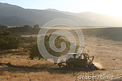 Dozer Time Stock Photo