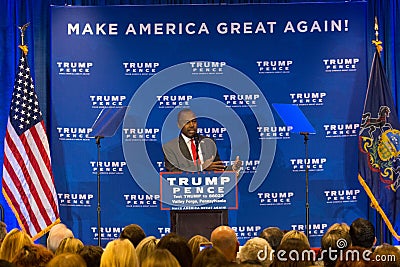 Dr Carson in Valley Forge Editorial Stock Photo