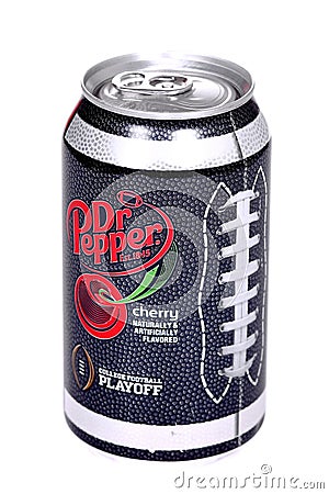 Dr Pepper Cherry College Football Playoff Edition Editorial Stock Photo