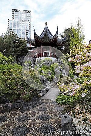 Dr Sun Yat-Sen Classical Chinese Garden Editorial Stock Photo