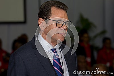 Dr. Warren Smith, president Caribbean Development Bank Editorial Stock Photo