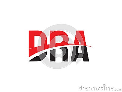 DRA Letter Initial Logo Design Vector Illustration Vector Illustration