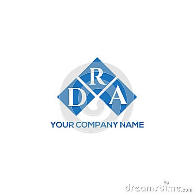 DRA letter logo design on white background. DRA creative initials letter logo concept. DRA letter design Vector Illustration