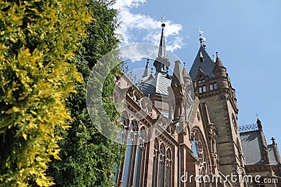 Drachenburg Castle Stock Photo