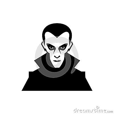 Dracula bat nosferatu icon Vector Illustration