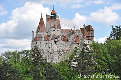 Dracula's Bran Castle Stock Photo