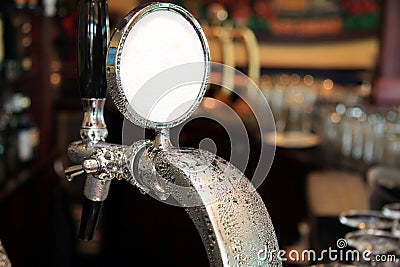 Draft Ale Tap Stock Photo