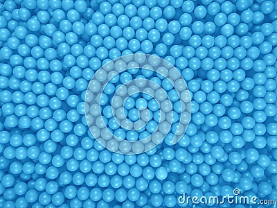 Dragee balls background - light blue Stock Photo