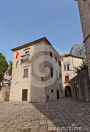 Drago Palace in Old Town of Kotor, Montenegro Stock Photo